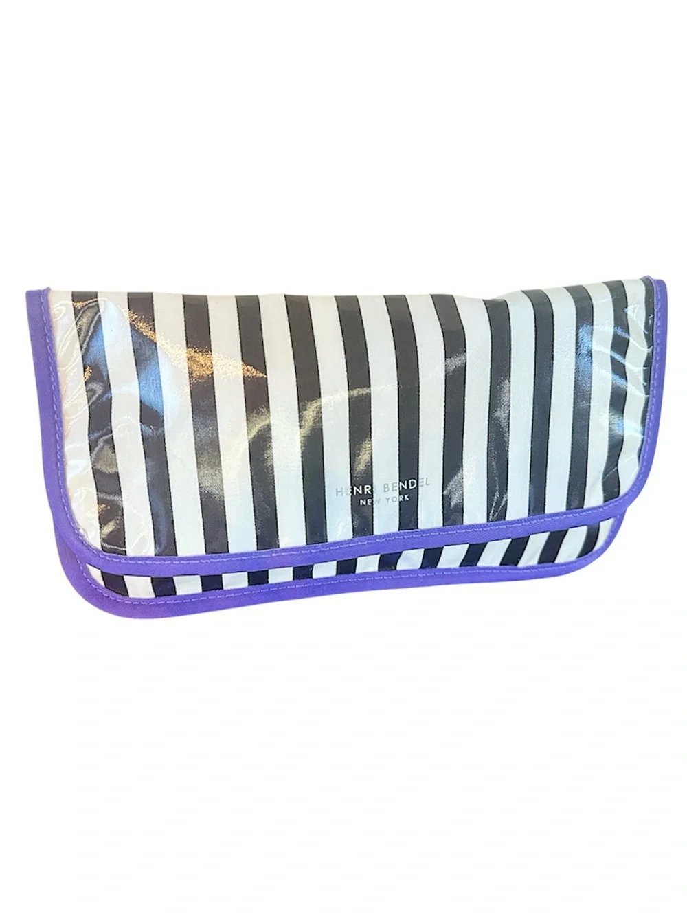Henri Bendel Mini Flat Iron Case / Makeup Bag Pouch